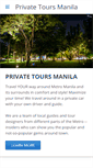 Mobile Screenshot of privatetoursmanila.com